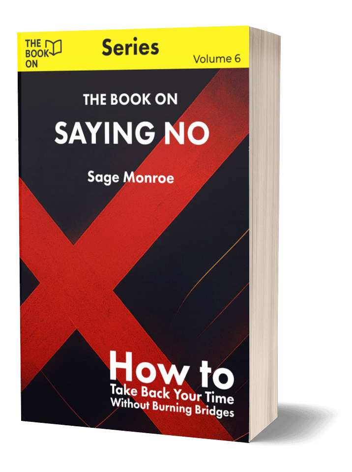 Book cover: 'The Book on Saying No', volume 6.